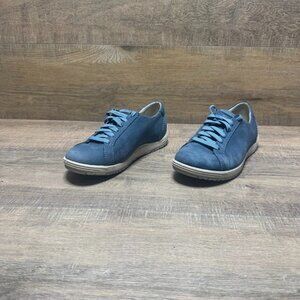 Dansko Leela Blue Nubuck Leather  Waterproof Sneaker Women's Size EU 36